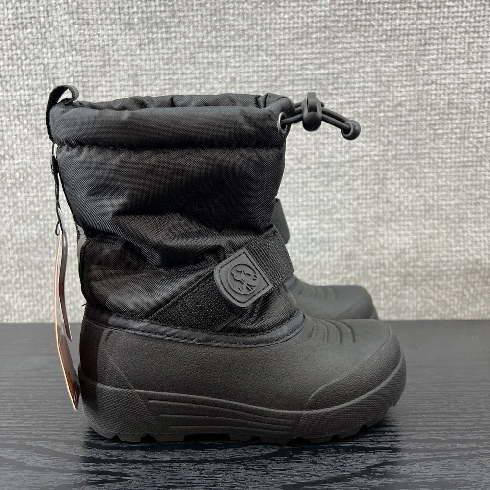 Northside Waterproof Boots Toddler Size 7  Black Thinsulate Insulated Adjustable